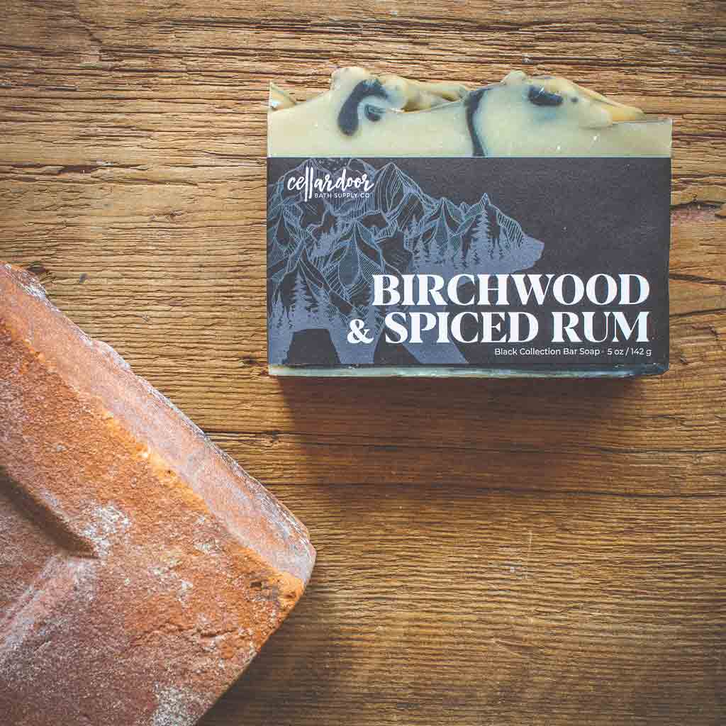 Soap Bar - Birchwood & Spiced Rum - Cellardoor bath supply co - Baard en Co - Badzeep - 028672211210