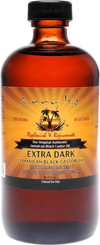 Sunny Isle Extra Dark Jamaican Black Castor Oil 236 ml - Baard en Co - -