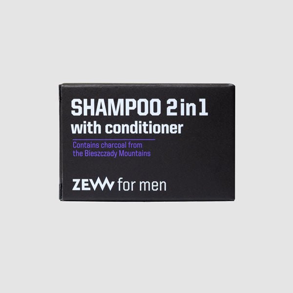 ZEW For Men 2in1 Shampoo met Conditioner | met houtskool - Baard en Co - Shampoo - 5903766462097