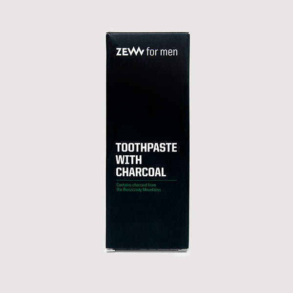 ZEW For Men - Charcoal Toothpaste | strong mint - Baard en Co - Tandpasta - 5906874538449